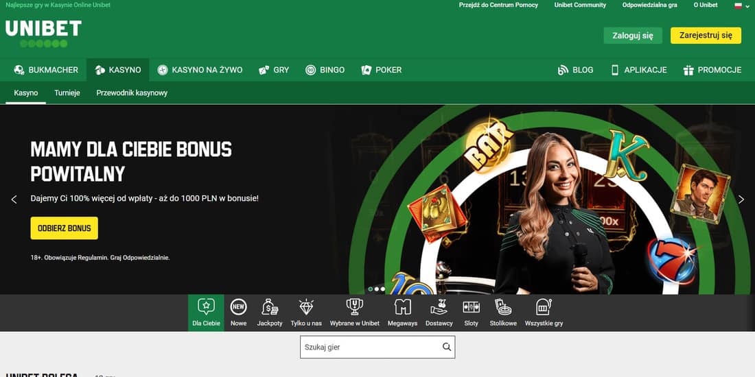 Strona główna Unibet
